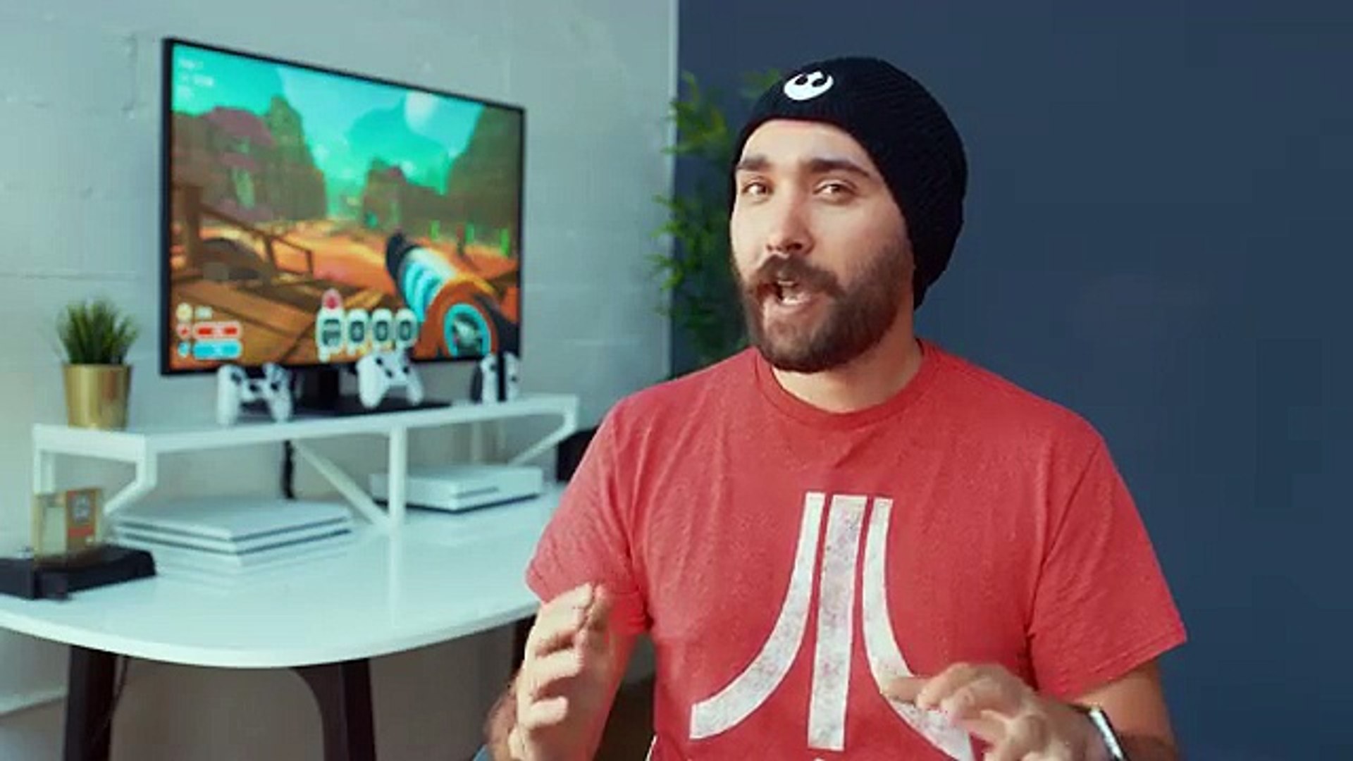 4 Consoles On 1 Screen! 4K Gaming Setup
