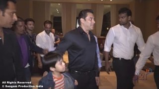 Salman Khan Come To Meat Jackie Chain at His Hotel in Mumabi