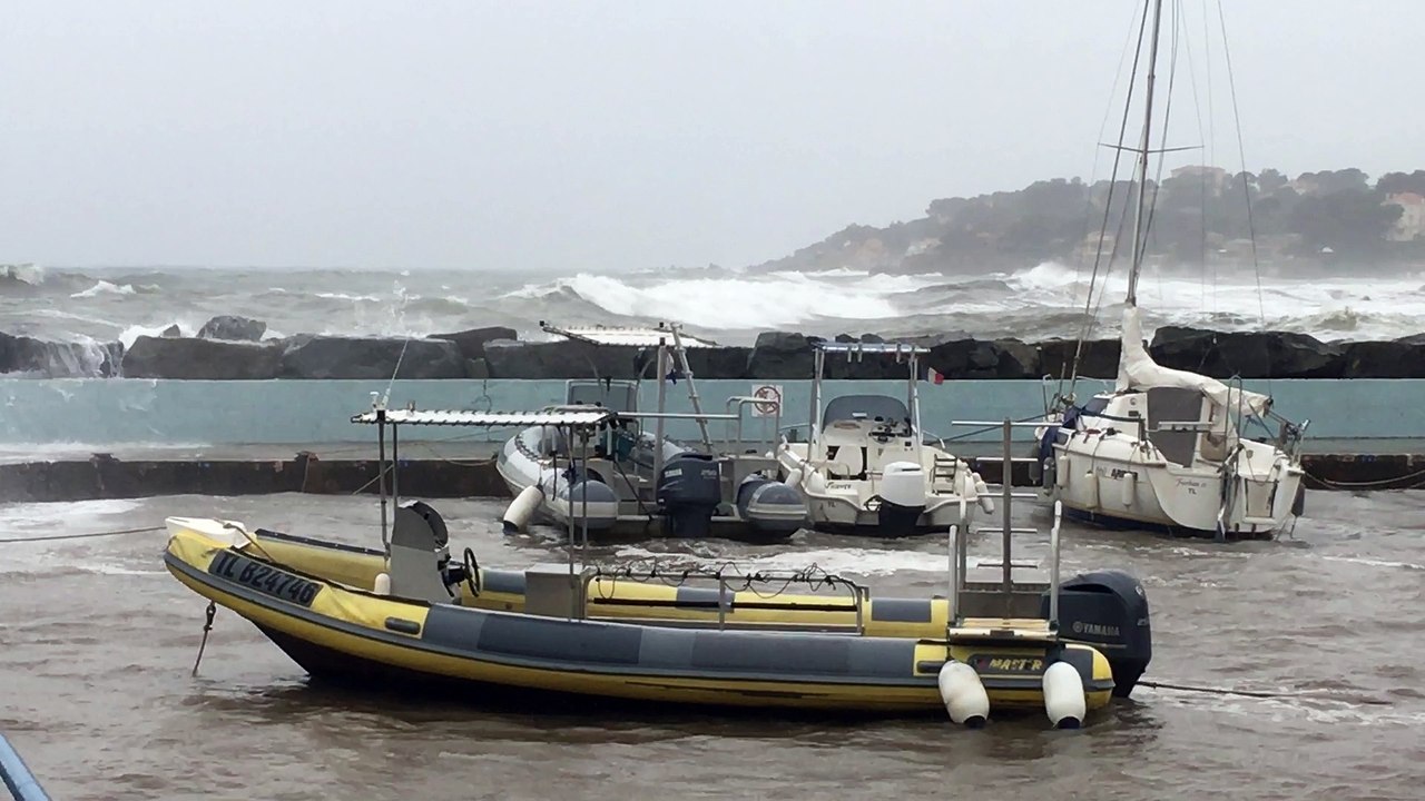 La mer déchaînée à Boulouris