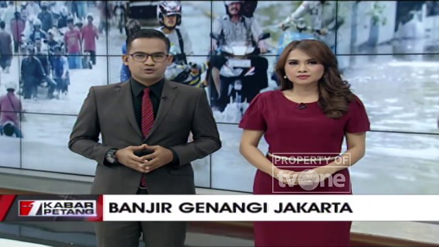 Hujan Deras Senin Siang, Banjir Genani Sejumlah Kawasan di Ibukota