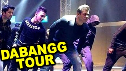 Salman Khan DANCE PERFORMANCE At Dabangg Tour