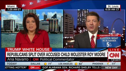 Ana Navarro goes after right-winger Ed Martin for personally attacking her instead of dealing with Roy Moore