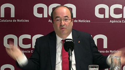 El candidat del PSC el 21-D, Miquel Iceta, diu que comunicarà a la fiscalia contra delictes d'odi piulades homòfobes con