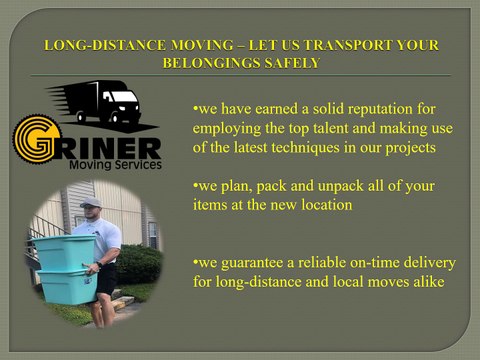 Griner Moving Services - Top Tallhassee Moving Company