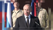 Russia's Putin orders the withdrawal of Russian troops from Syria