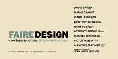 Faire Design -  Intégrale de la conférence