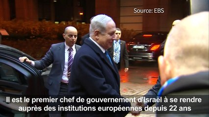 Jérusalem: Netanyahu défend la décision de Trump devant l'UE