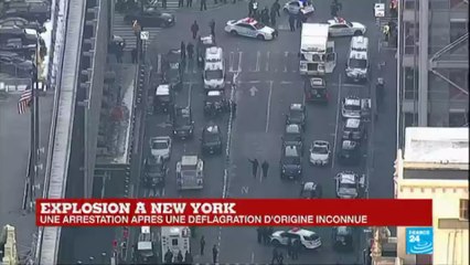 Explosion à New York : une arrestation après une déflagration d''origine inconnue