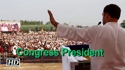 Rahul Gandhi elected Congress President