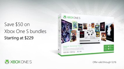 $50 off select Xbox One S bundles