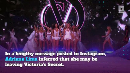 Is Adriana Lima Parting Ways with Victoria's Secret?