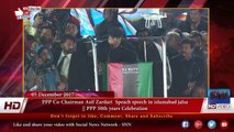 PPP Co-Chairman Asif Zardari Speach in islamabad jalsa || PPP 50th years Celebration