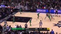 Triple final de Manu Ginóbili para ganar el partido Spurs Vs Celtics