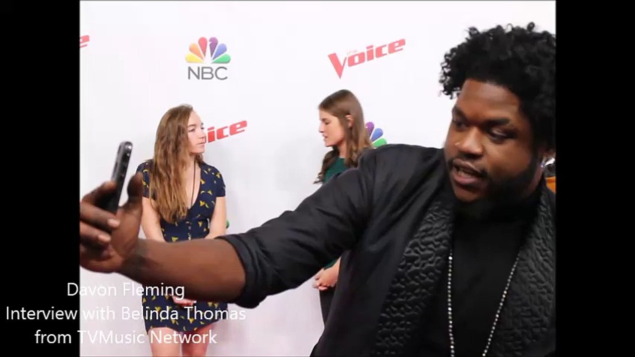 The Voice 13 Top 8 Interviews - Davon Fleming of Team Jennifer