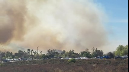 Crazy Approach on Fire Retardant Drop