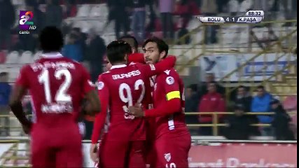 Yusuf Emre Gültekin Goal - Boluspor vs Kasımpaşa 4-1 12.12.2017 (HD)