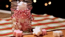 Adorable DIY Peppermint Sugar Scrub Cubes