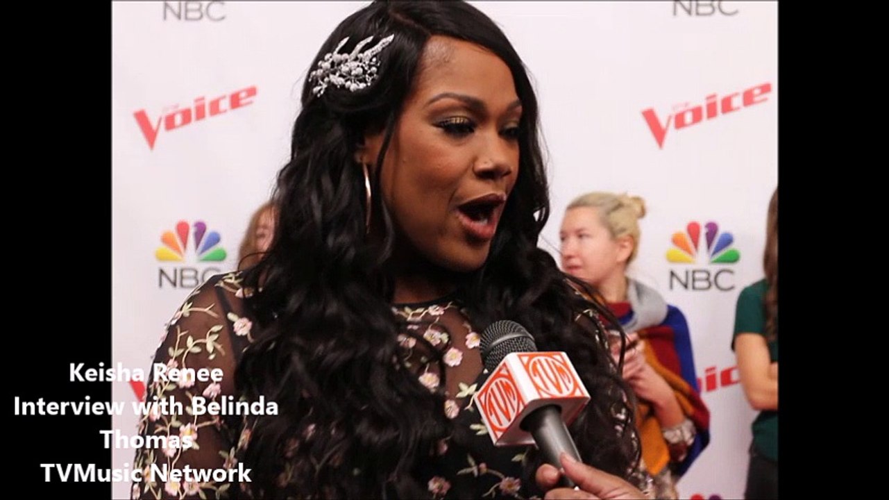 The Voice 13  - Top 8 Interviews Keisha Renee of Team Blake