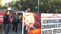 Lefkoşa'da Erdoğan'a Hakaret İçeren Karikatür Protesto Edildi