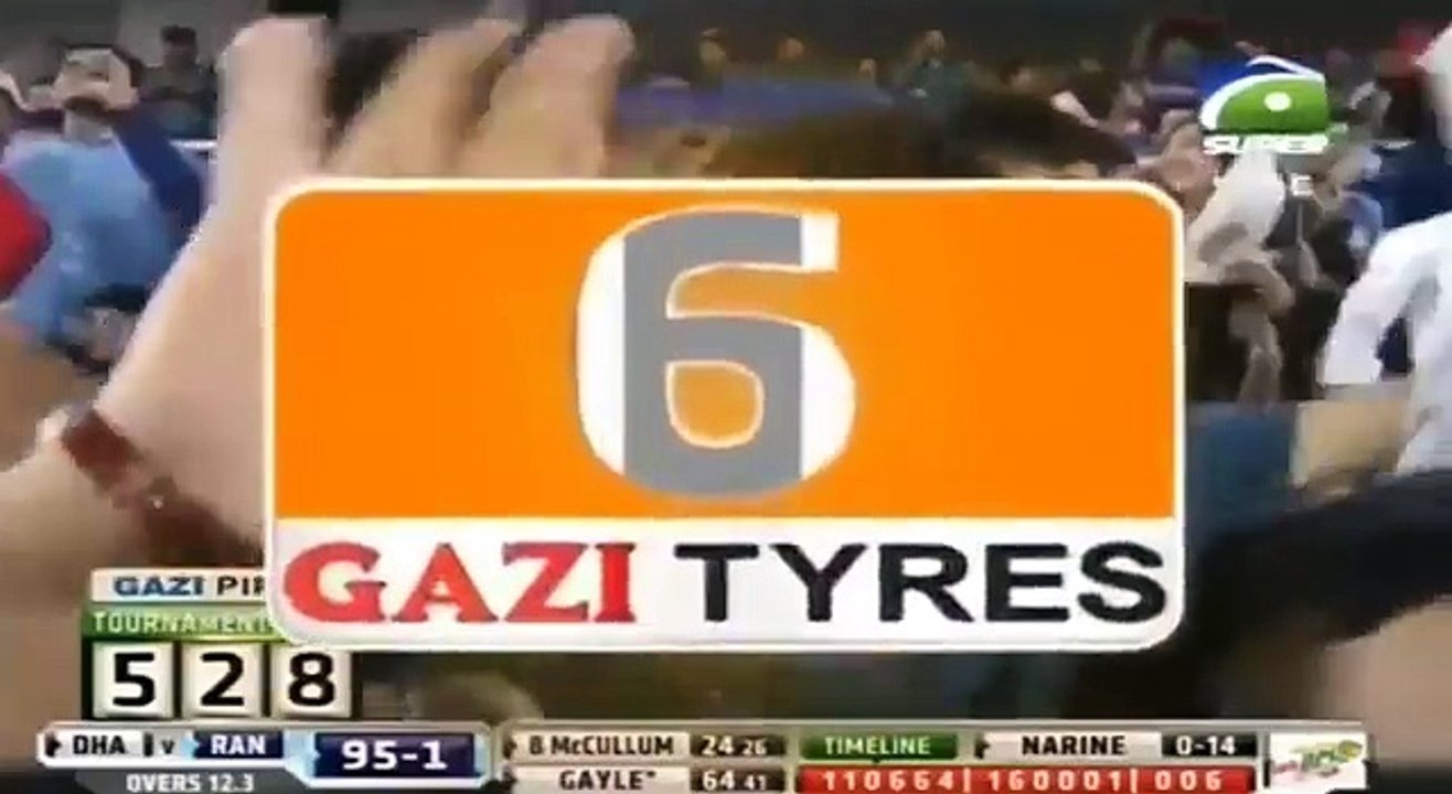 CHRIS GAYLE crazy innings in 2017 BPL final world record 18 sixes 146 not out