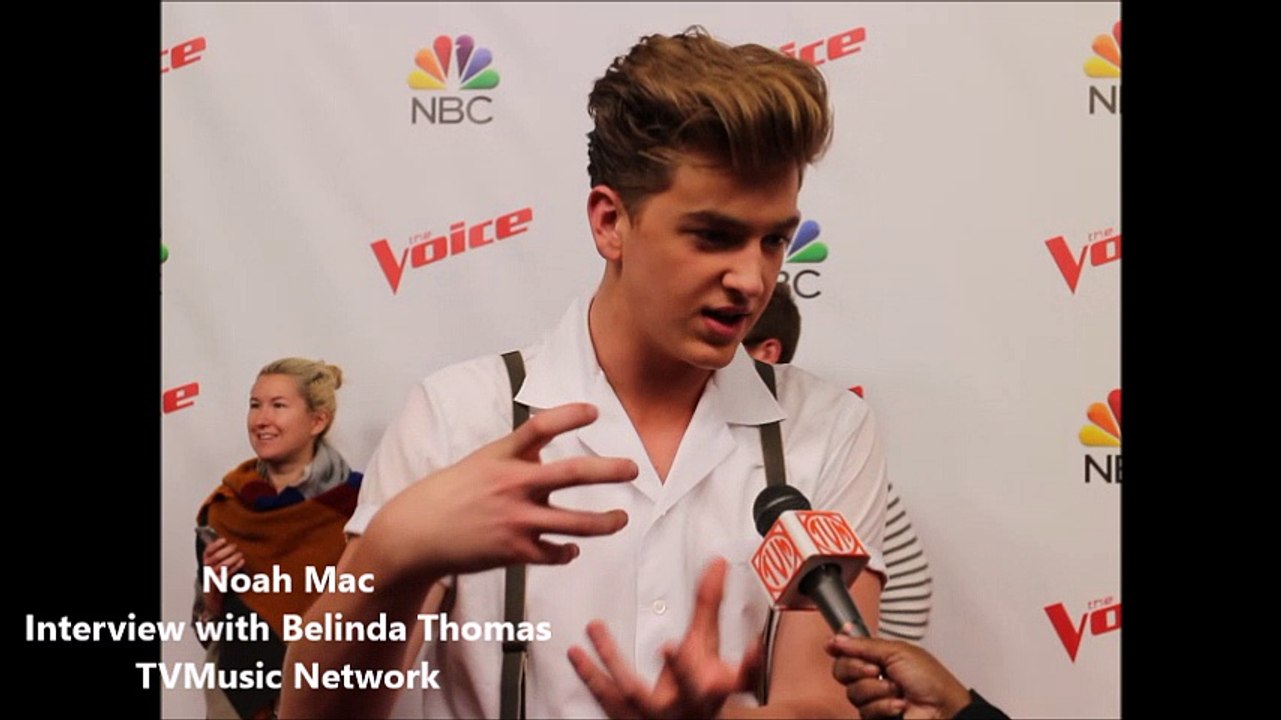 The Voice 13  - Top 8 Interviews Noah Mac of Team Jennifer