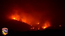 California's Thomas Fire Grows Overnight