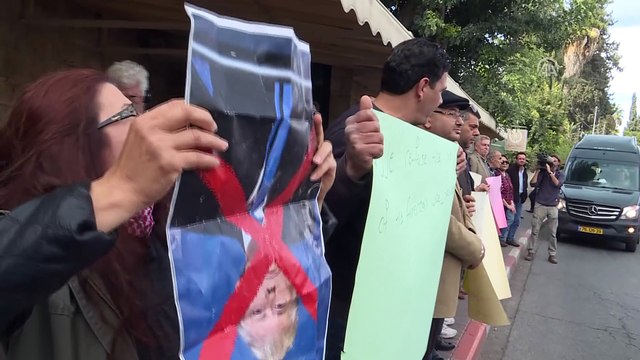 Amerikan Kültür Merkezi önünde protesto - KUDÜS