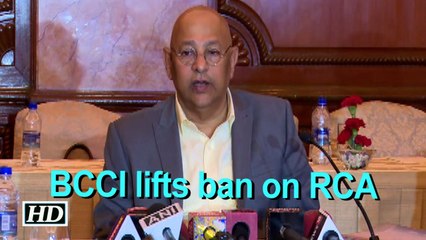 BCCI lifts ban on RCA
