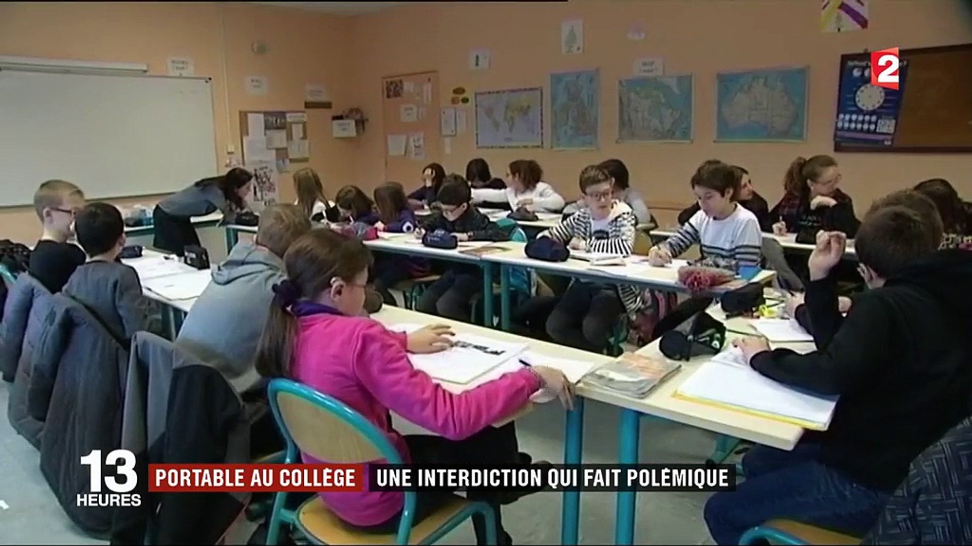 Interdiction portable collège