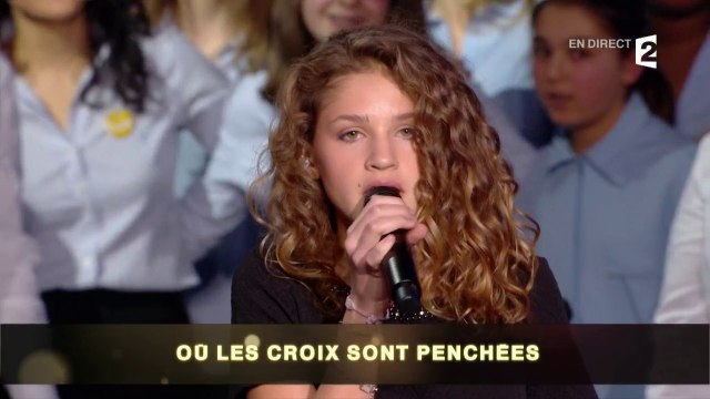 Lou et les cadets des sapeurs pompiers interprètent Je viens du Sud