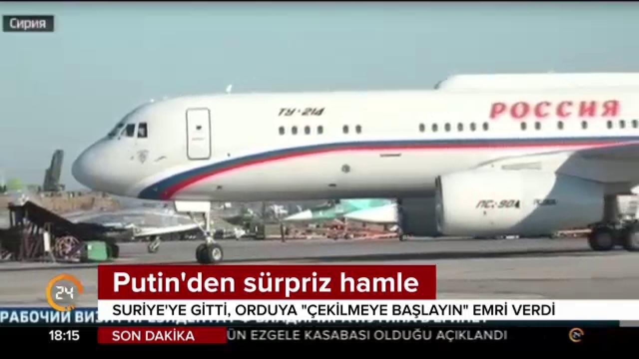 Putin'den sürpriz hamle