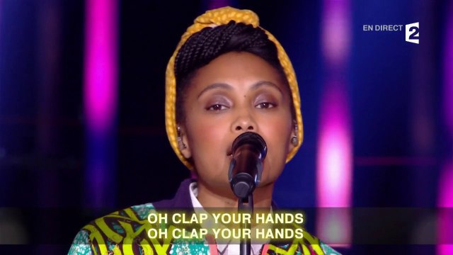 Imany, la chorale de France Télévision et la chorale du Slip Français interprètent Silver Linings