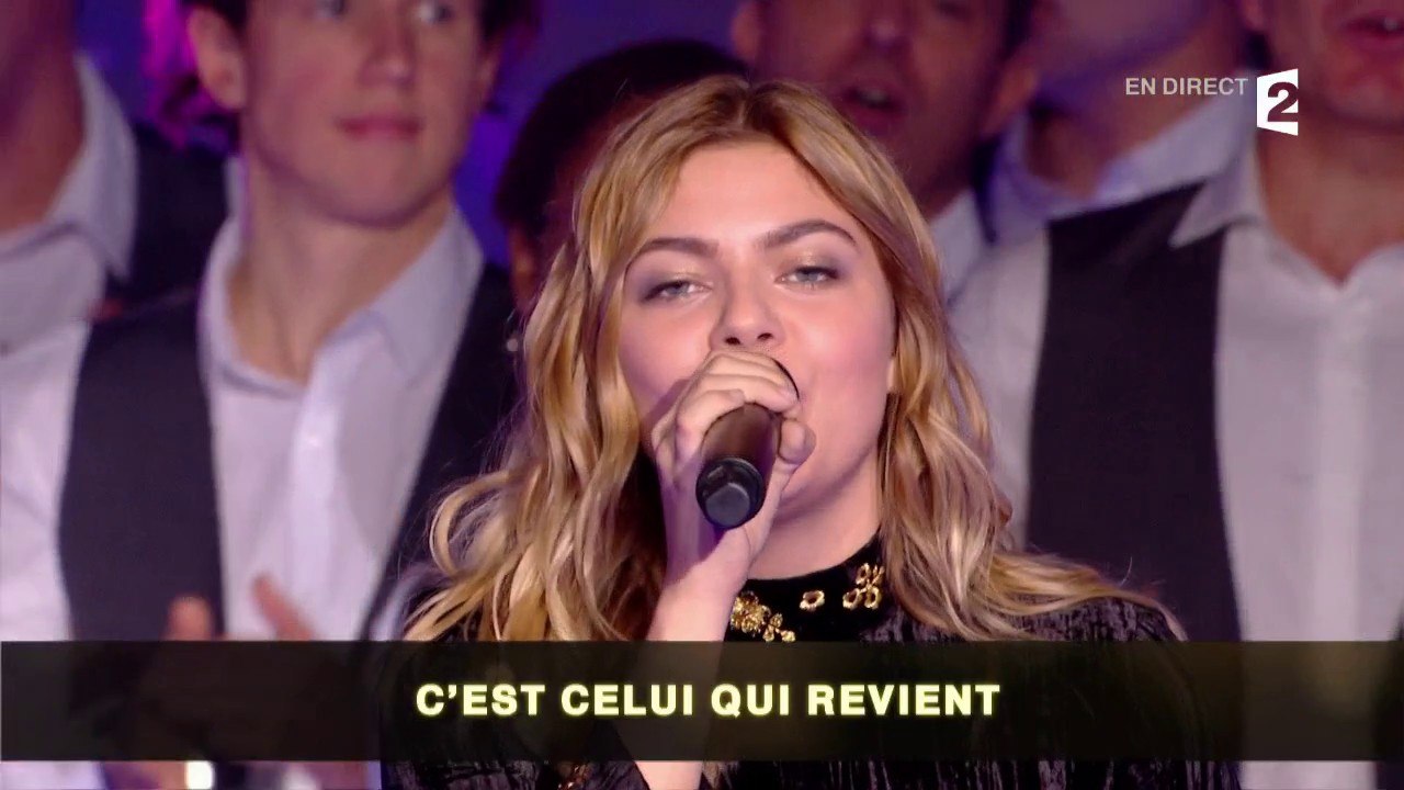 Louane et la chorale d'Optic 2000 interprètent "Jour 1"