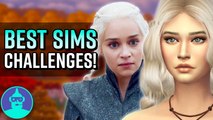 Be A TARGARYEN + 5 SIMS Challenges YOU HAVE TO TRY!!! (Game of Thrones, Disney, Walking Dead))