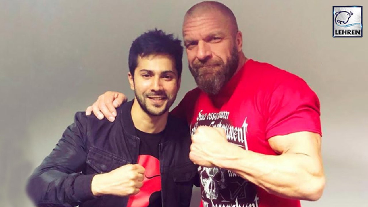 Varun Dhawan's AWESOME Debut In WWE Ring With Triple H!