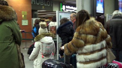 Paula Echevarría y Daniella, disfrutan en la nieve