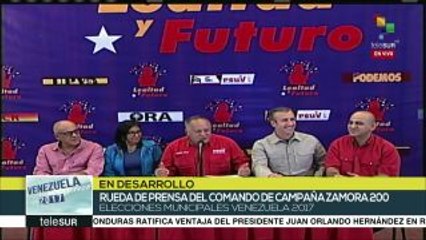 Cabello: Ojalá que la oposición entienda que Vzla. apuesta por la paz