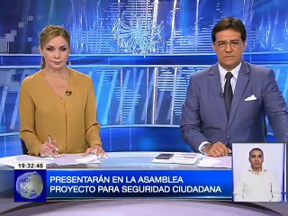 Presentarán en la Asamblea proyecto para seguridad ciudadana