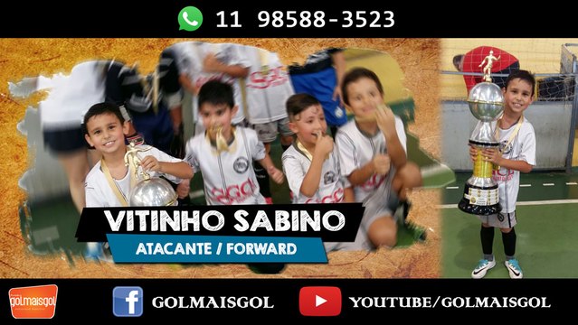 VITINHO SABINO - Vitor Gomes Sabino - Atacante - golmaisgol.com.br