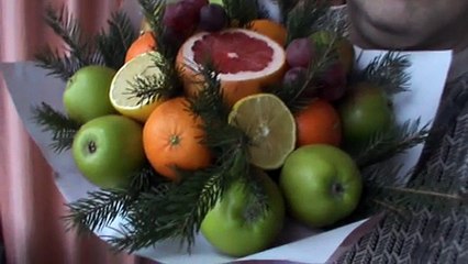 Фруктовый букет из фруктов