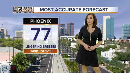 High pressure stays over Phoenix