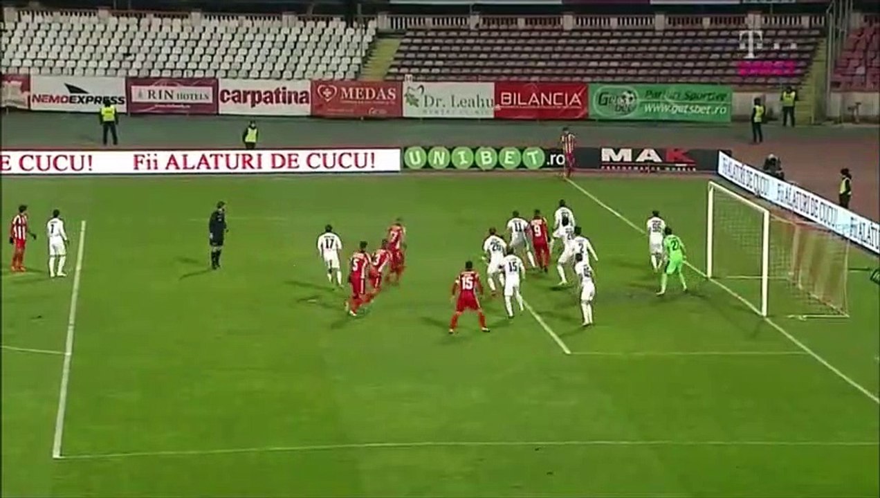 1-0 Paul Anton Goal Romania  Divizia A - 11.12.2017 Dinamo Bucuresti 1-0 FC Voluntari