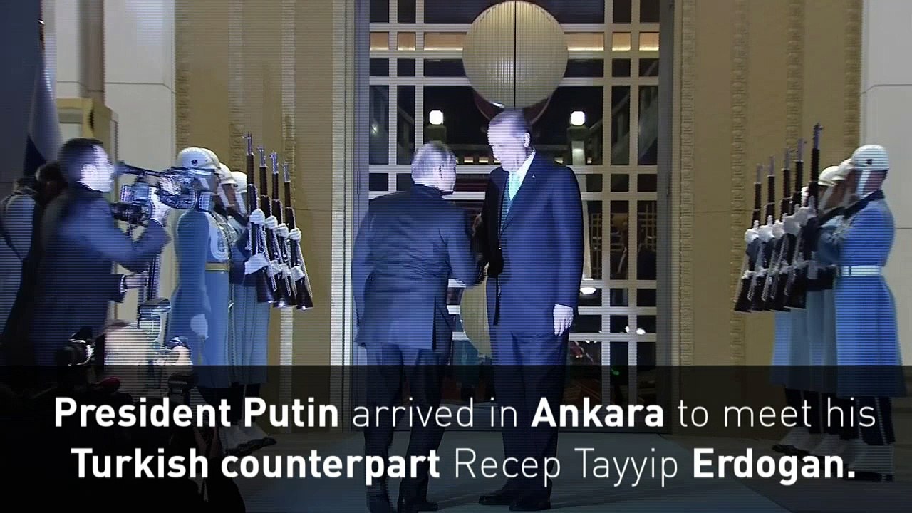 Putin meets Erdogan in Ankara