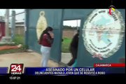 Cajamarca: delincuentes asesinan a joven que se resistió al robo de su celular