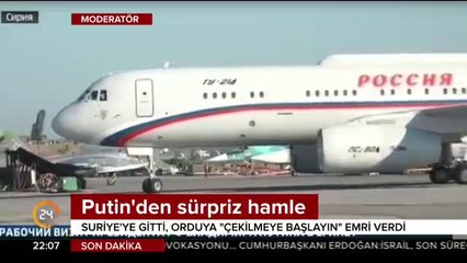 Putin'den sürpriz hamle