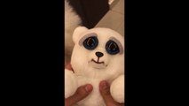 Une peluche gentille et méchante comme son chien