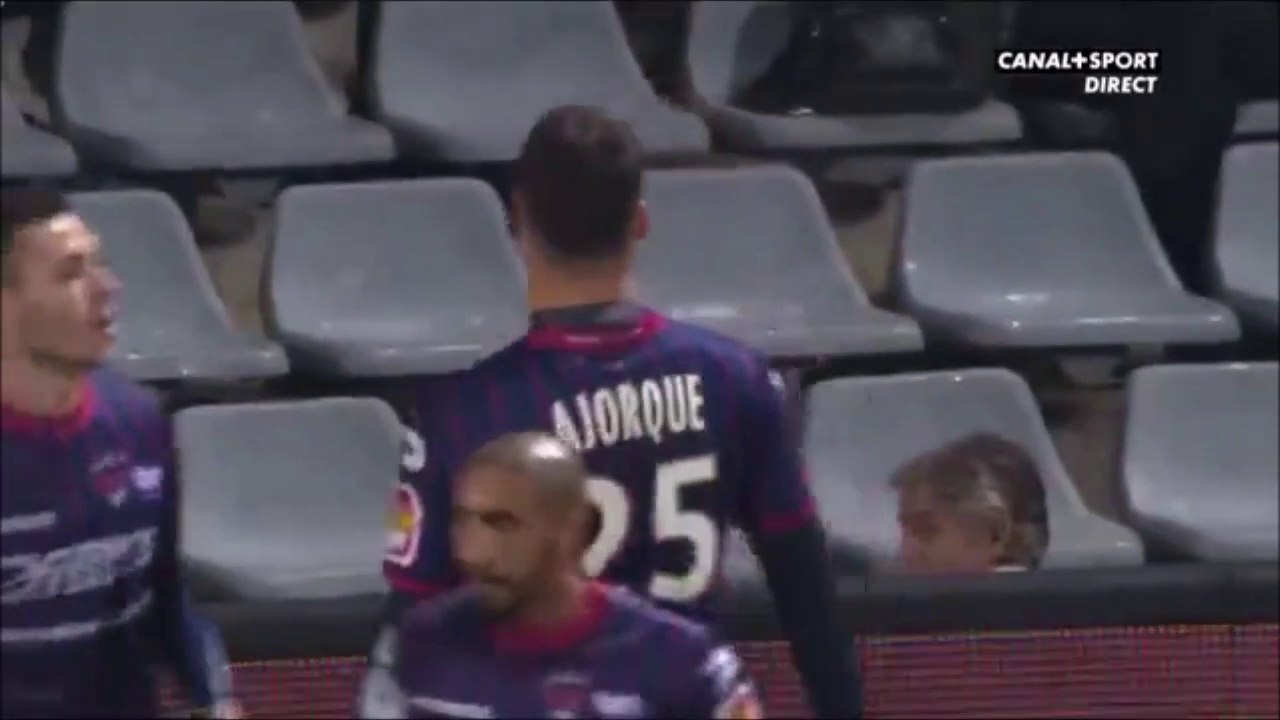 0-1 Ludovic Ajorque Goal - Nîmes Olympique 0-1 Clermont Foot- 11.12.2017