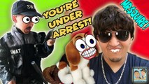 CRAZY NEIGHBORS DOG POOPS IN THE DINGLE HOPPERZ YARD! POLICE OFFICER TO SAVE THE DAY! DINGLE HOPPERZ SKIT