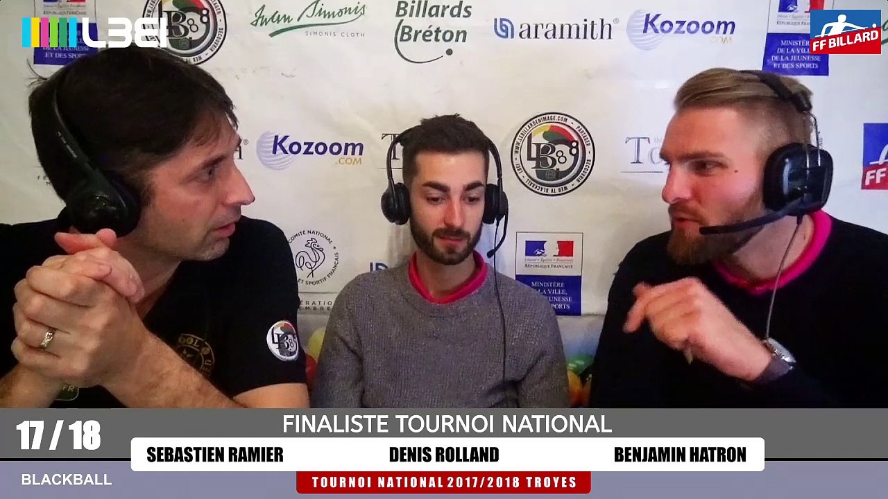 17_18 FFB BLACKBALL TROYES INTERVIEW RAMIER FINALISTE TN
