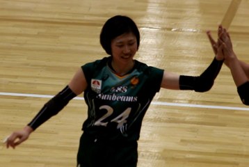 縄田香世子選手(Kayoko Nawata)GSS東京サンビームズ【女子ﾊﾞﾚｰﾎﾞｰﾙVﾁｬﾚﾝｼﾞﾘｰｸﾞⅡ2017-2018】2017.11.11青山学院大学体育館
